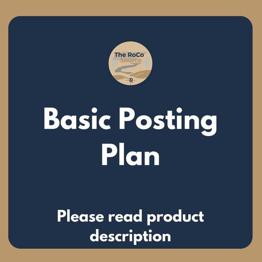 Basic Posting Package (3x Per Week)
